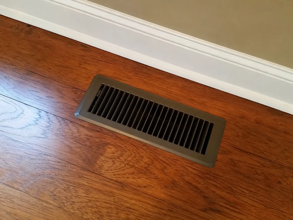 Freshly cleaned vent back in place — completed job in Dallas, TX